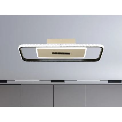 LED Hämardatav laevalgusti LED/75W/230V 3000-6500K valge/must + kaugjuhtimispult