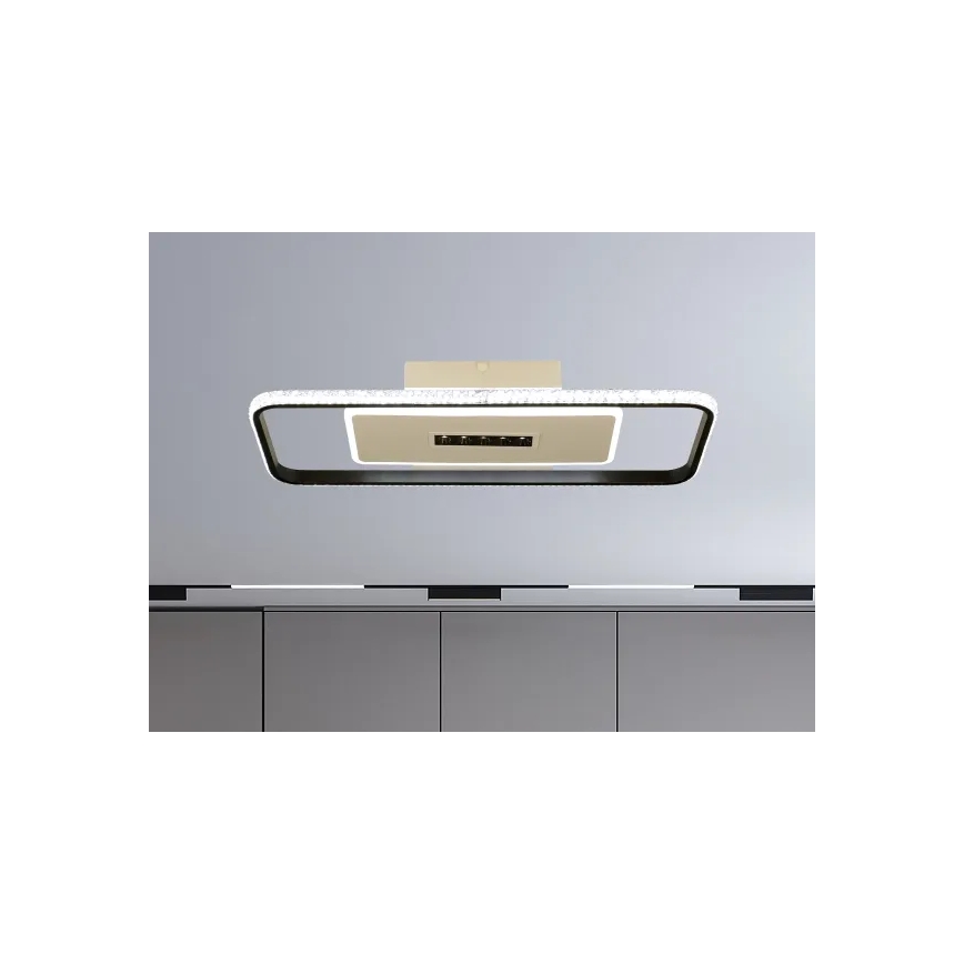 LED Hämardatav laevalgusti LED/75W/230V 3000-6500K valge/must + kaugjuhtimispult