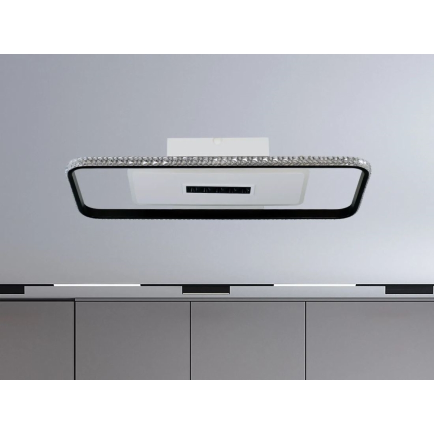 LED Hämardatav laevalgusti LED/75W/230V 3000-6500K valge/must + kaugjuhtimispult