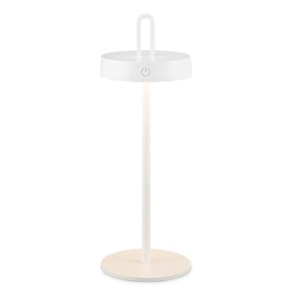 LED hämardatav välistingimustes kasutatav laetav puutetundlik laualamp SHINE LED/1,5W/3,7V 3000 mAh IP44 valge