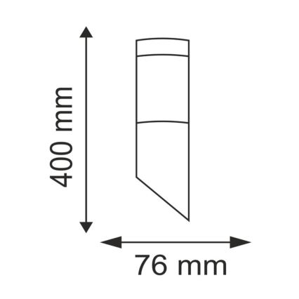 LED hämardatav väliseinavalgusti LIVIA 1xE27/6W/230V 2700-6500K Wi-Fi IP44 hõbedane