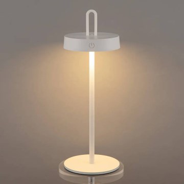 LED hämardatav välistingimustes kasutatav laetav puutetundlik laualamp SHINE LED/1,5W/3,7V 3000 mAh IP44 valge