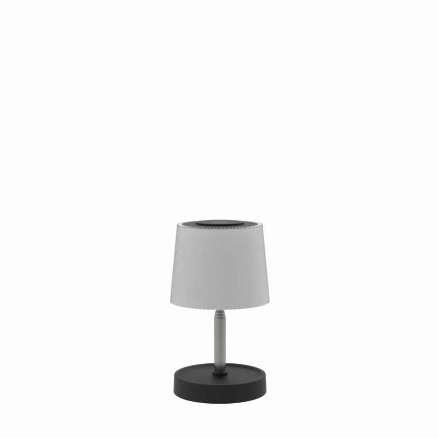 Reguleeritav puutetundlik laetav välitingimustes kasutatav LED-laualamp LED/2W/5V IP44 1200 mAh, hall