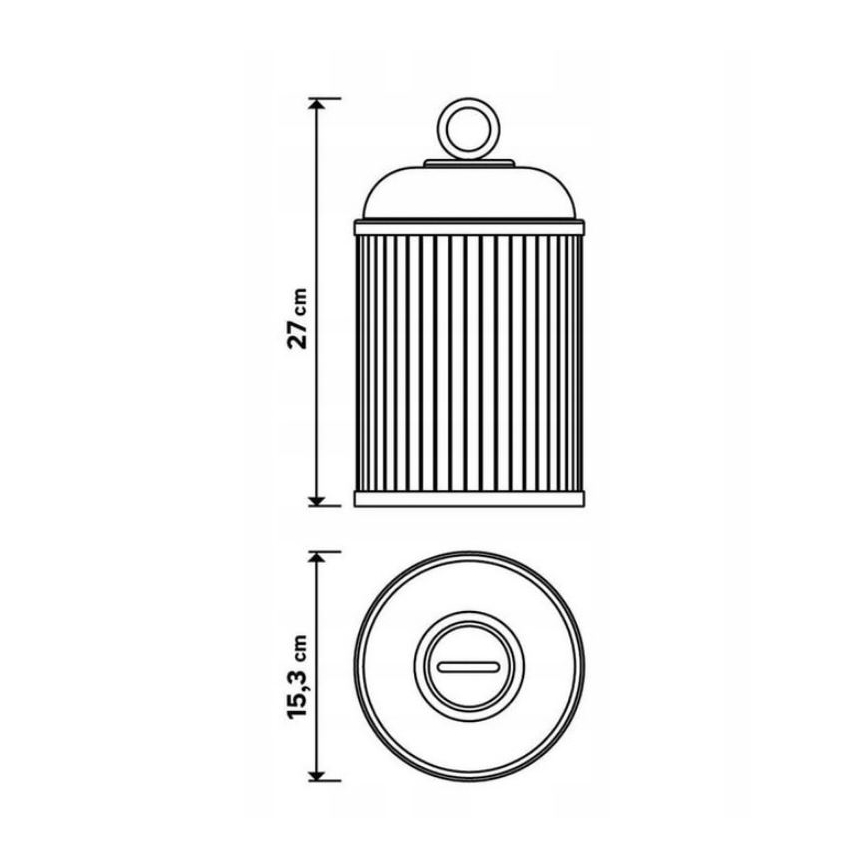 LED Hämardatav välivalgusti CANARI LED/2W/5V IP44