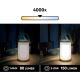 LED Hämardatav välivalgusti CARDEA LED/2W/5V bambus IP44
