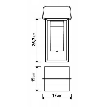 LED Hämardatav välivalgusti MESHY LED/2W/5V IP44