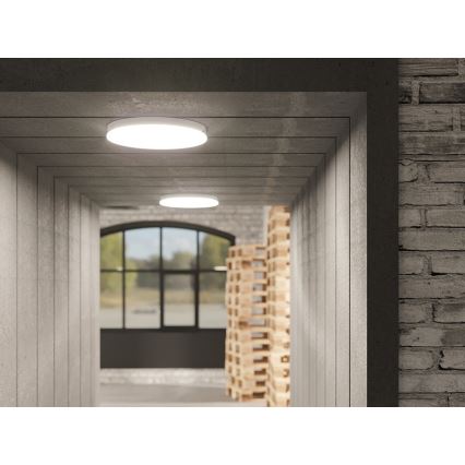 Hämardatav vannitoa LED-laevalgusti LED/30W/230V 3000/4000/5000K läbimõõt 38 cm IP54