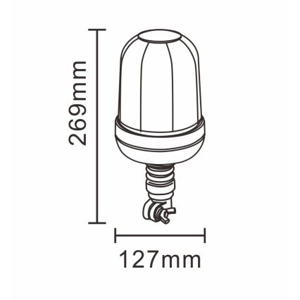 LED Hoiatustuli LED/12-24V IP66