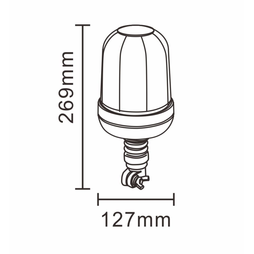 LED Hoiatustuli LED/12-24V IP66