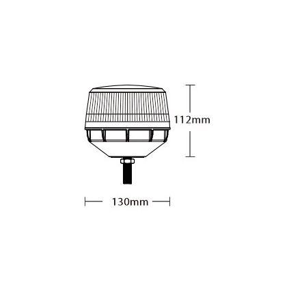 LED Hoiatustuli LED/12-24V IP67