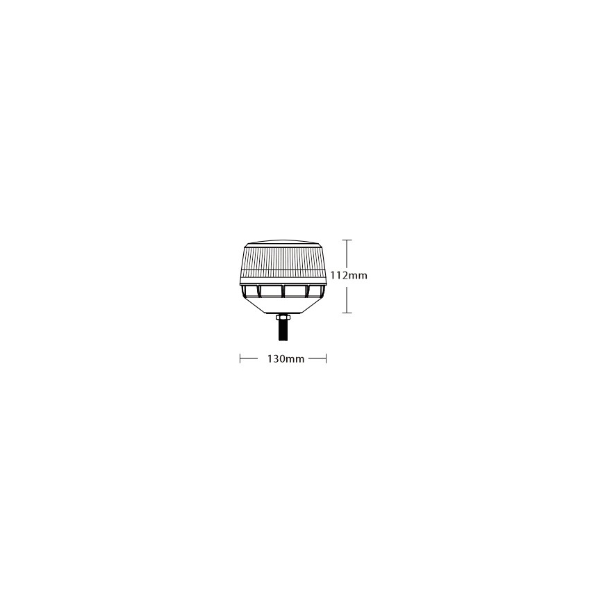 LED Hoiatustuli LED/12-24V IP67