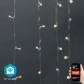 LED jõulukardin 200xLED/11 funktsiooni 6m IP65 Wi-Fi Tuya soe kuni külmvalge