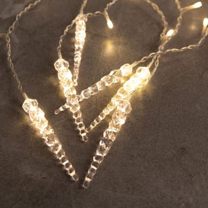 LED jõulukardin välistingimustesse 180xLED 3,5x0,7 m IP44 soe valge