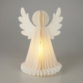 LED jõulukaunistus 12xLED/3xAA 38 cm soe valge ingel