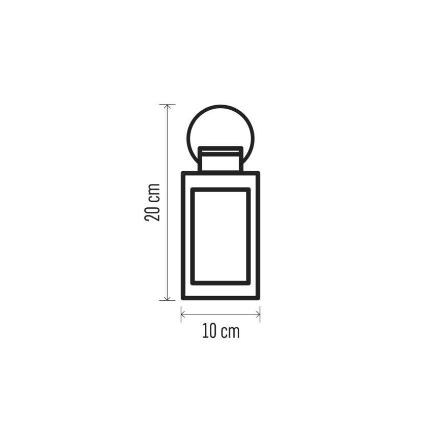 LED Jõulukaunistus 1xLED/3xAAA must