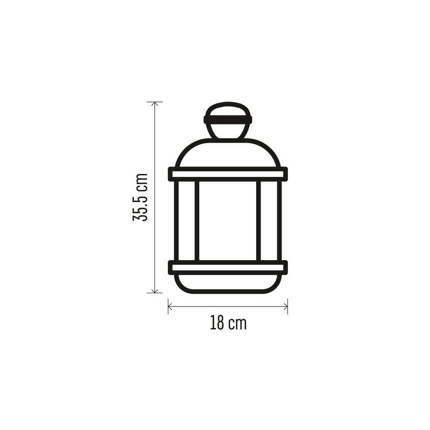 LED Jõulukaunistus 1xLED/3xAAA must