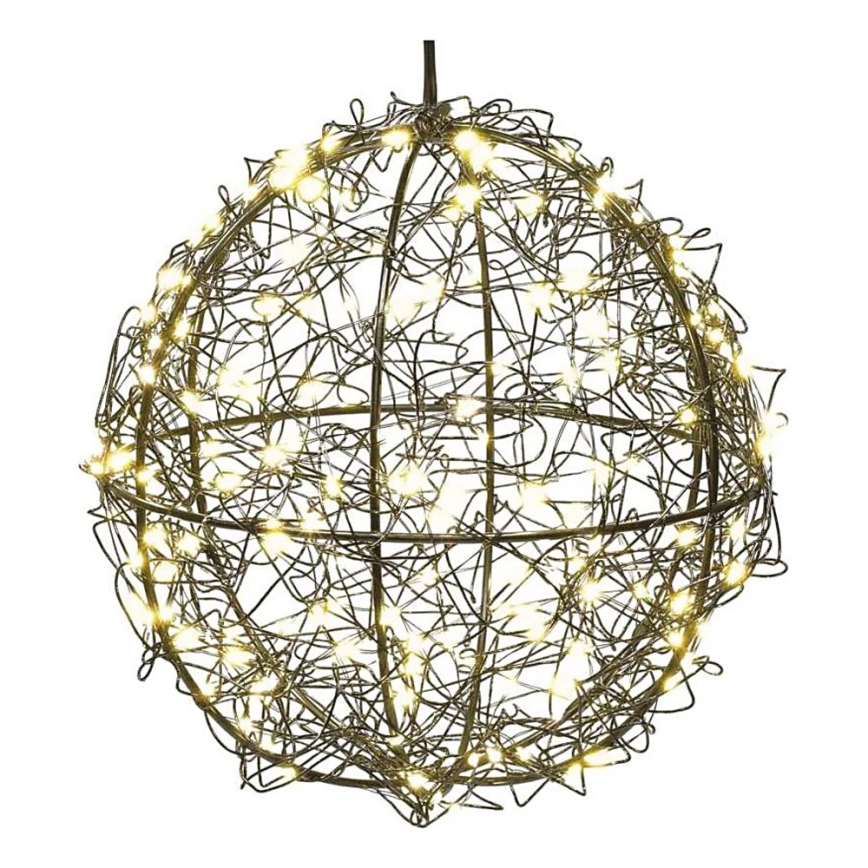 LED-jõulukaunistus 200xLED/230V, läbimõõt 20 cm