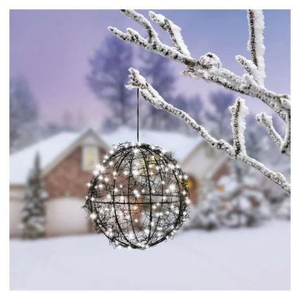 LED-jõulukaunistus 200xLED/230V, läbimõõt 20 cm