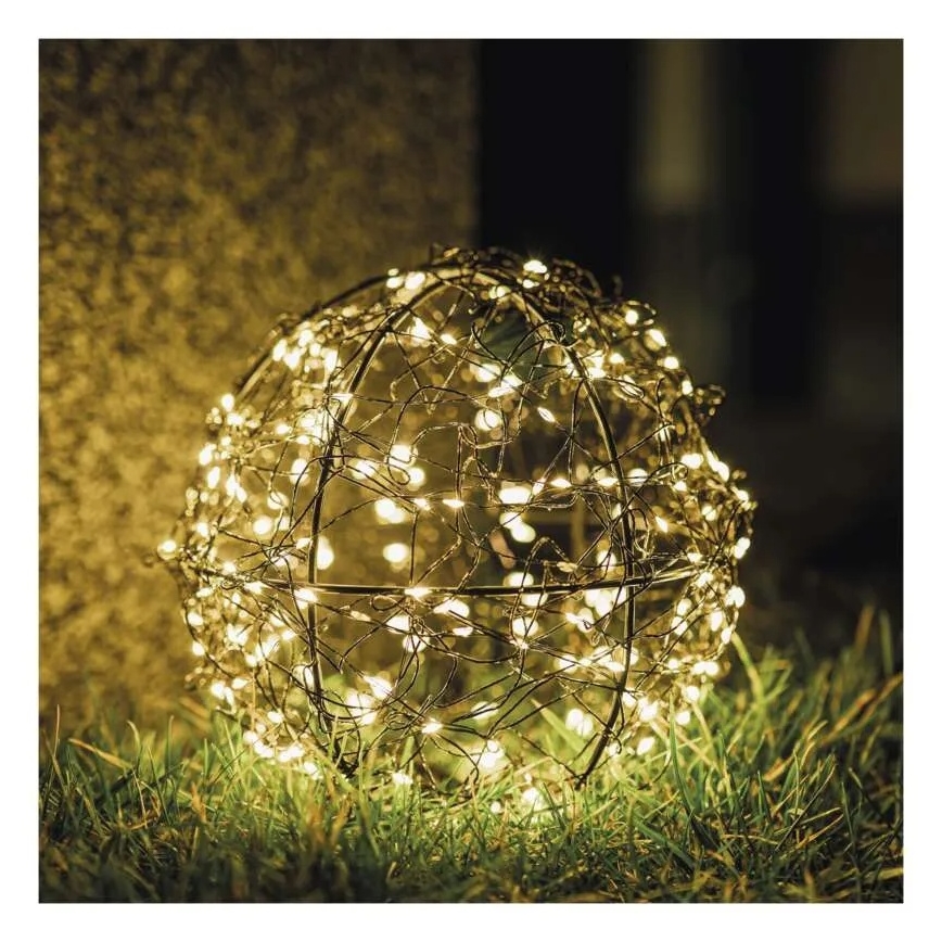 LED-jõulukaunistus 200xLED/230V, läbimõõt 20 cm