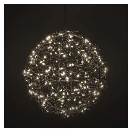 LED-jõulukaunistus 200xLED/230V, läbimõõt 20 cm