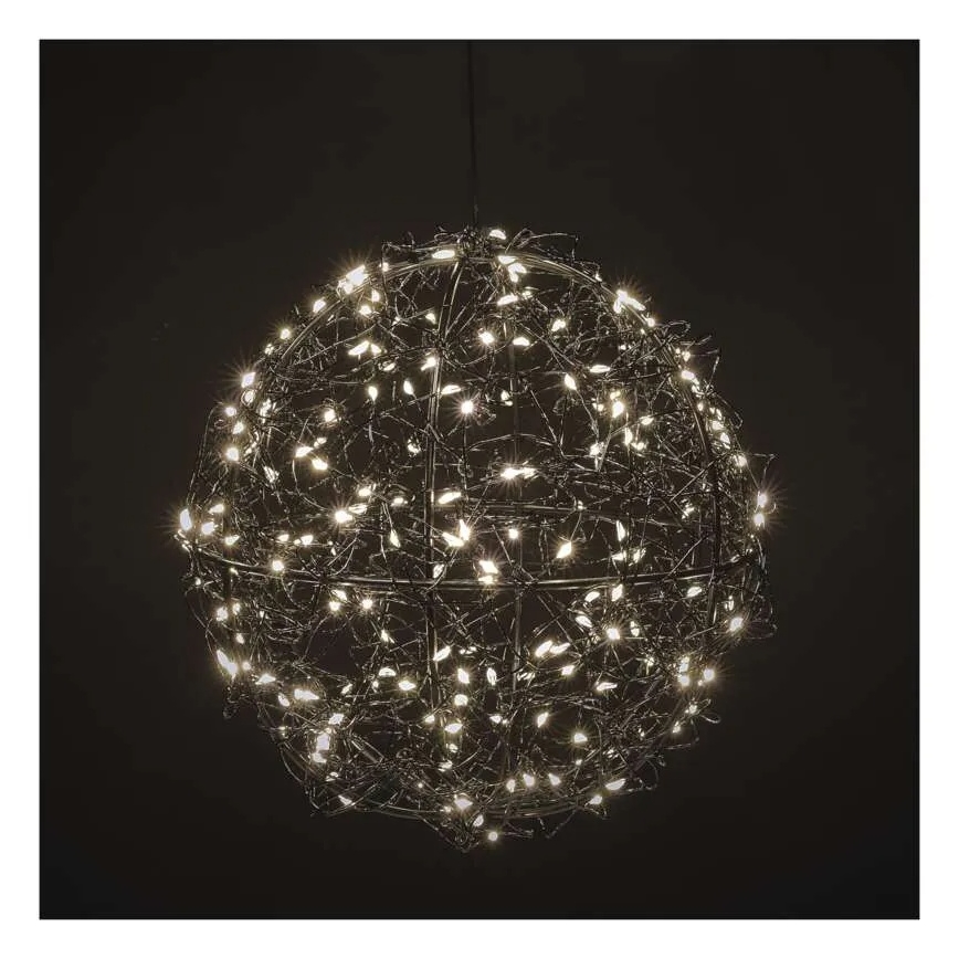 LED-jõulukaunistus 200xLED/230V, läbimõõt 20 cm