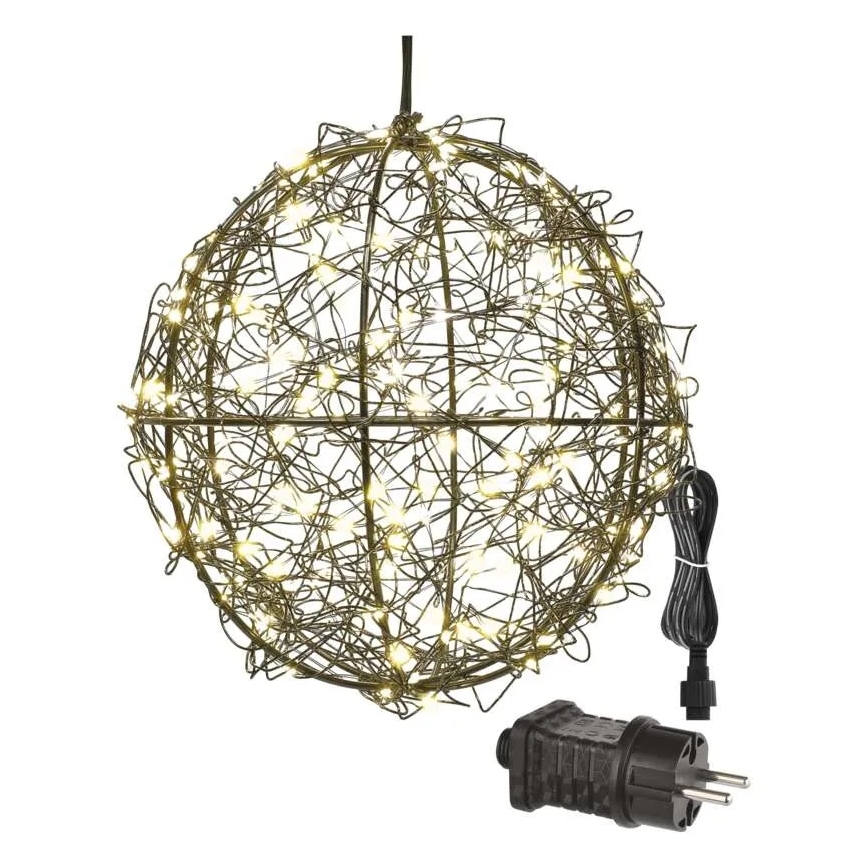 LED-jõulukaunistus 200xLED/230V, läbimõõt 20 cm