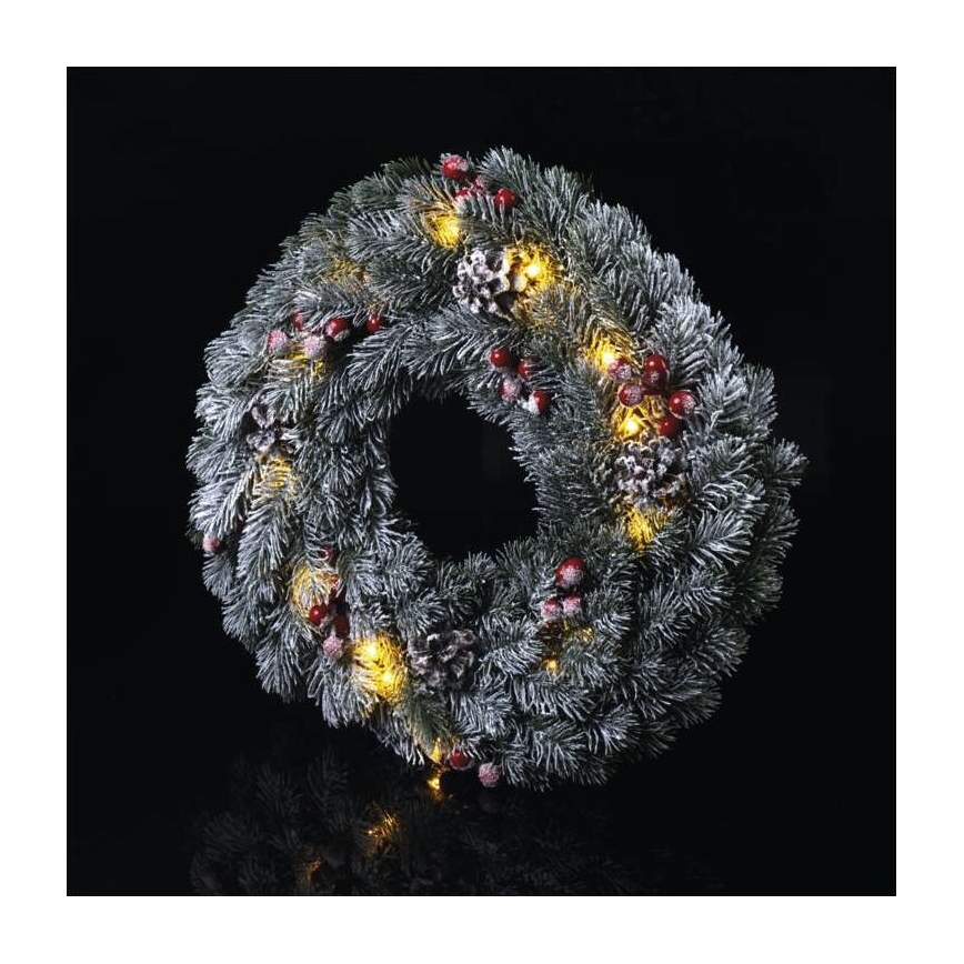 LED Jõulukaunistus 20xLED/2xAA d. 38 cm