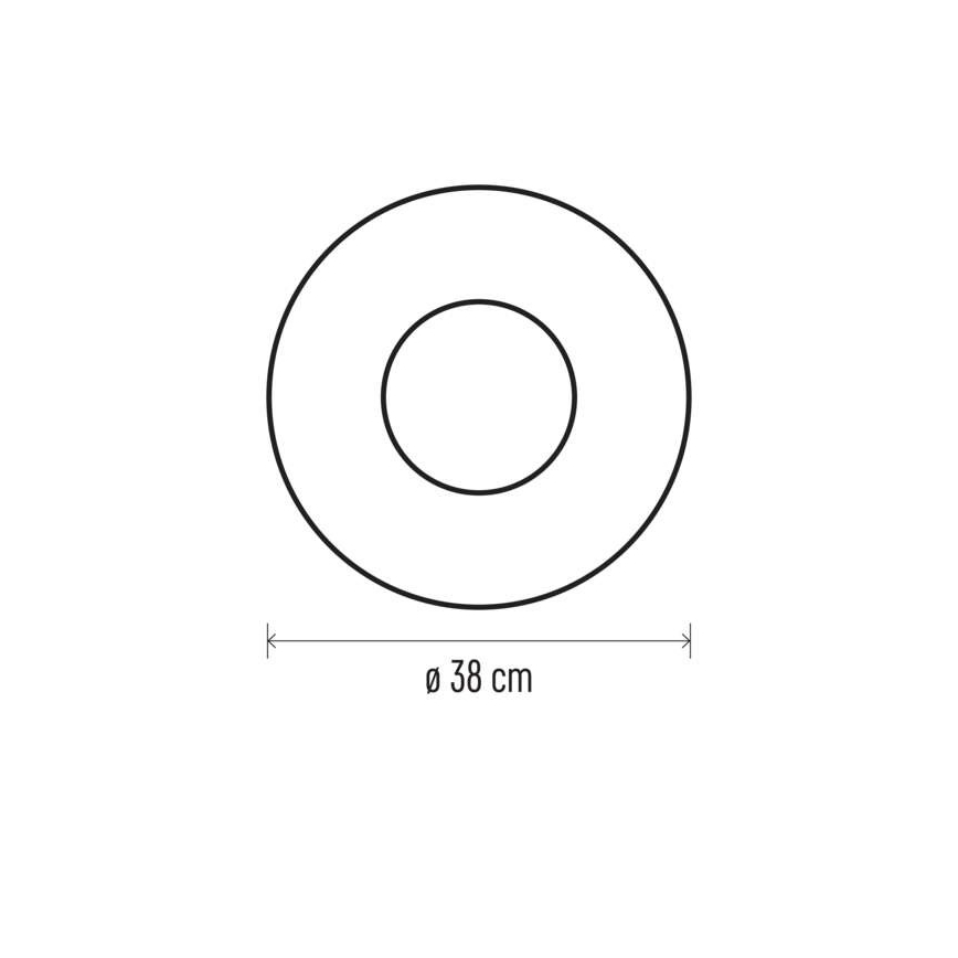 LED Jõulukaunistus 20xLED/2xAA d. 38 cm