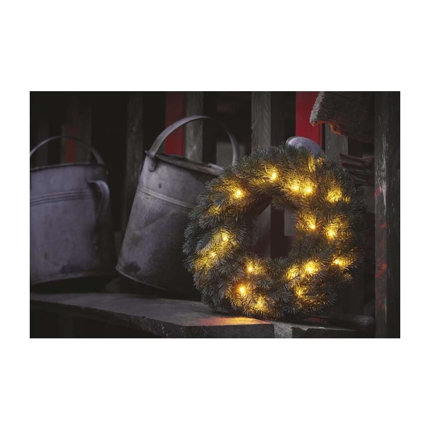 LED Jõulukaunistus 20xLED/2xAA d. 40 cm