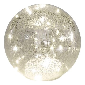 LED jõulukaunistus 20xLED/3xAA pall läbimõõduga 15 cm