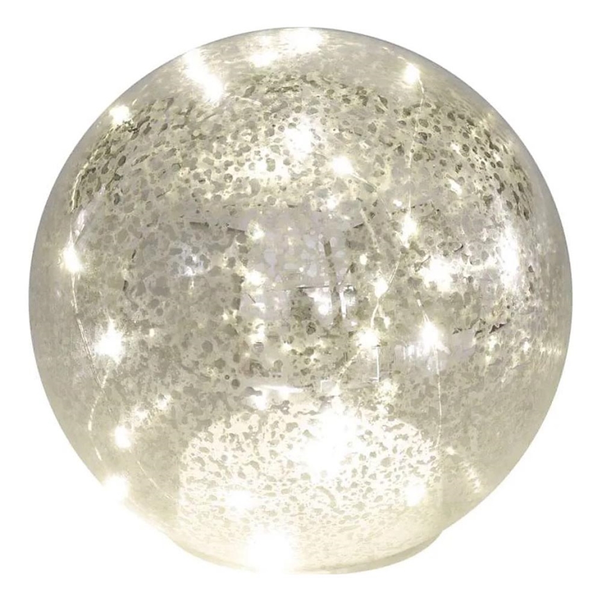 LED jõulukaunistus 20xLED/3xAA pall läbimõõduga 15 cm