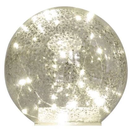 LED jõulukaunistus 20xLED/3xAA pall läbimõõduga 15 cm