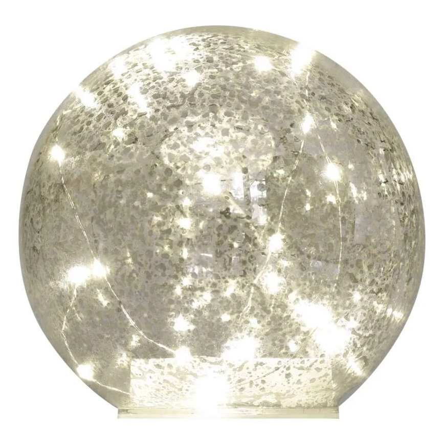 LED jõulukaunistus 20xLED/3xAA pall läbimõõduga 15 cm
