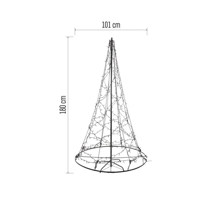 LED jõulukaunistus 480xLED/230V IP44 180 cm