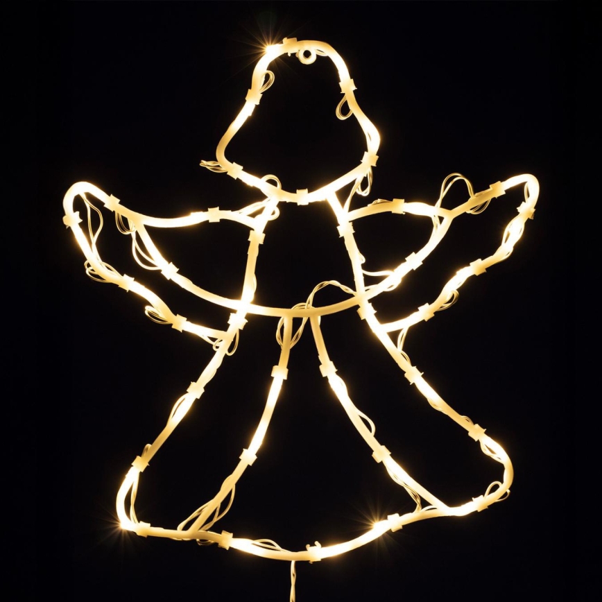 LED jõulukaunistus aknale 35xLED/230V IP44 ingel soe valge