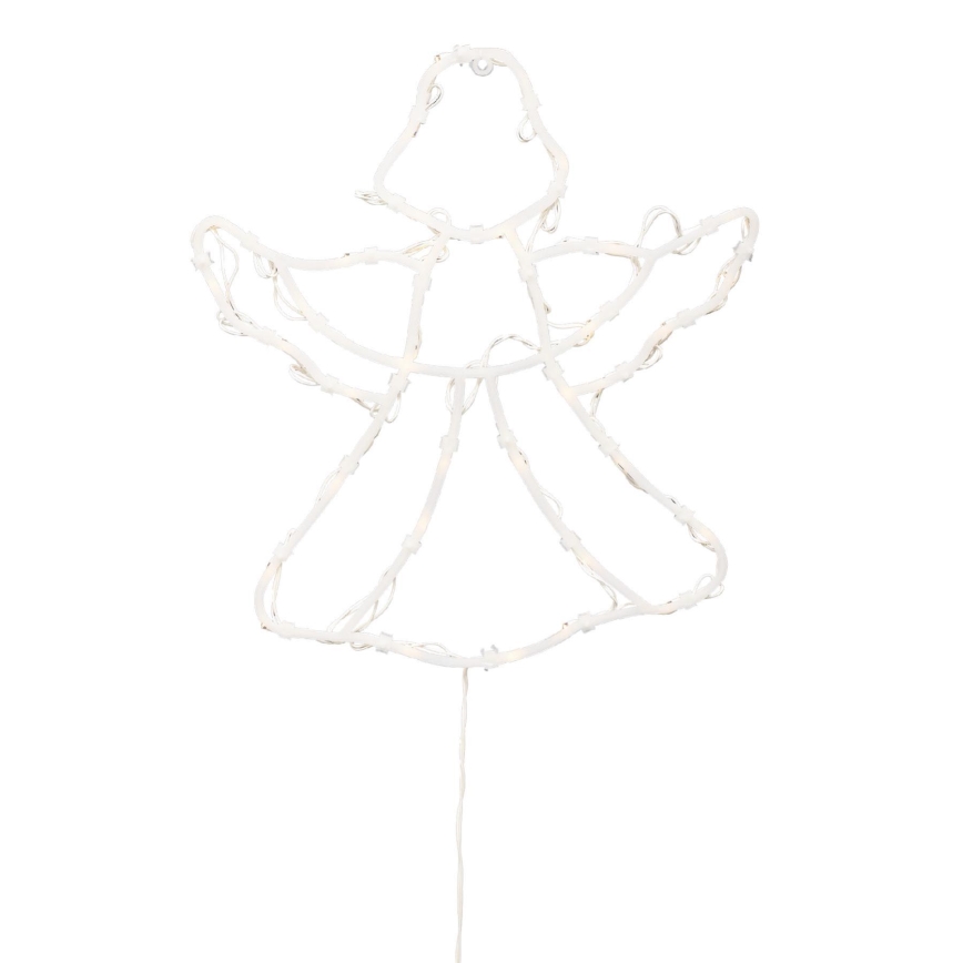 LED jõulukaunistus aknale 35xLED/230V IP44 ingel soe valge