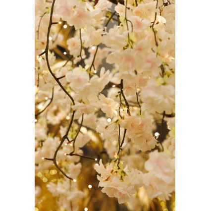 LED Jõulukaunistus kunstpuu CHERRY TREE 288xLED/230V 2,5 m kirss