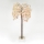 LED Jõulukaunistus kunstpuu CHERRY TREE 84xLED/230V 1,7 m kirss