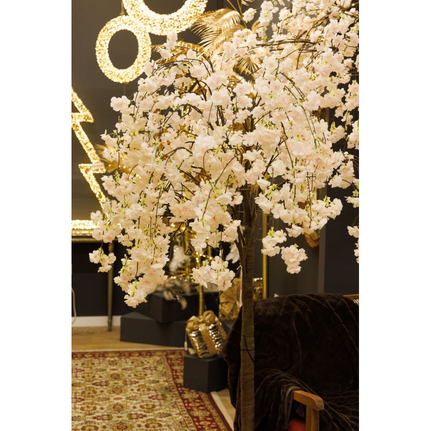 LED Jõulukaunistus kunstpuu CHERRY TREE 84xLED/230V 1,7 m kirss
