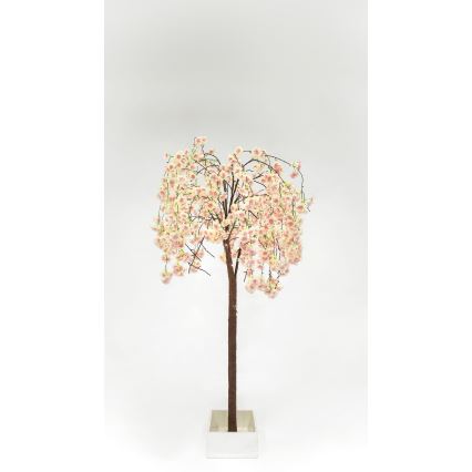 LED Jõulukaunistus kunstpuu CHERRY TREE 84xLED/230V 1,7 m kirss