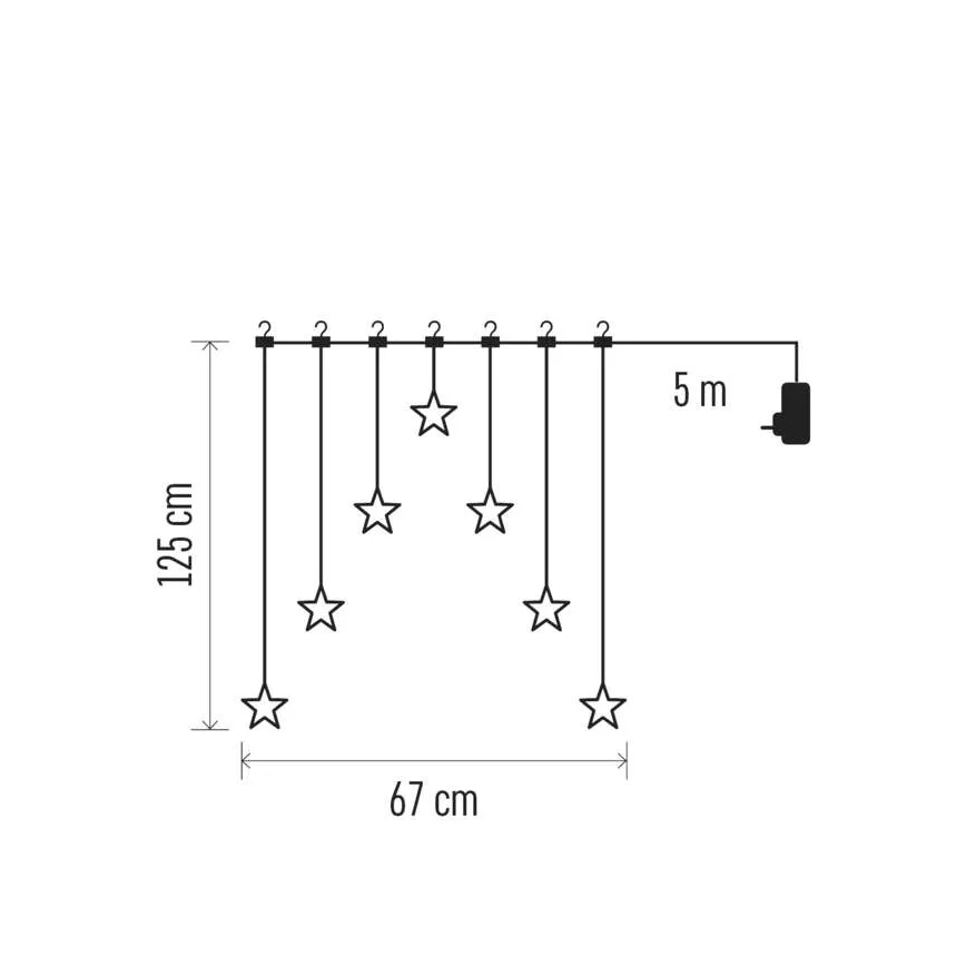 LED jõulukaunistus LED/0,3W/3xAA pall läbimõõduga 12 cm