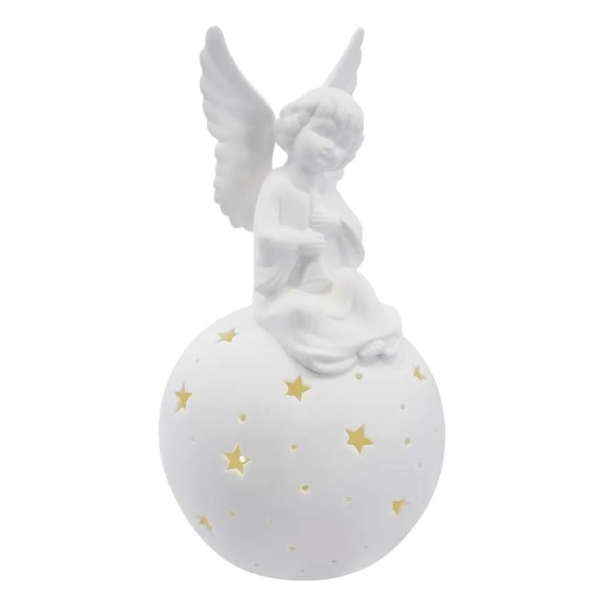 LED jõulukaunistus LED/0,4W/2xAA keraamiline ingel