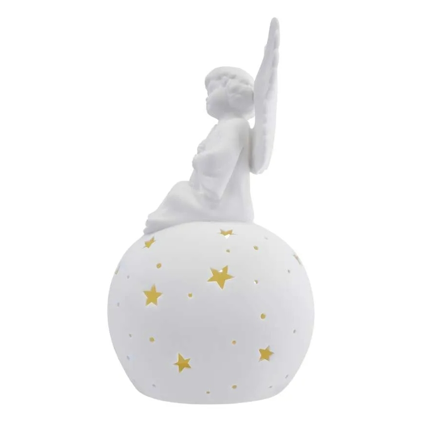 LED jõulukaunistus LED/0,4W/2xAA keraamiline ingel