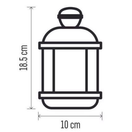 LED Jõulukaunistus LED/1xCR2032 soe valge