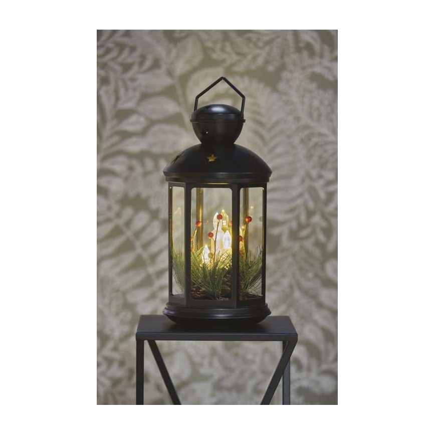 LED jõulukaunistus LED/3xAAA must