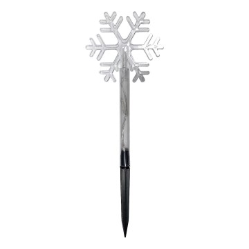 LED jõulukaunistus välitingimustesse 3xLED/2xAA IP44 soe valge lumehelves