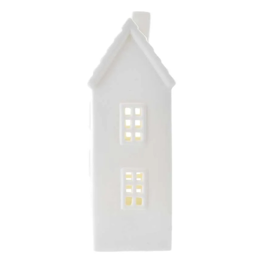 LED-jõulukaunistus — majake, töötab CR2032-patareiga