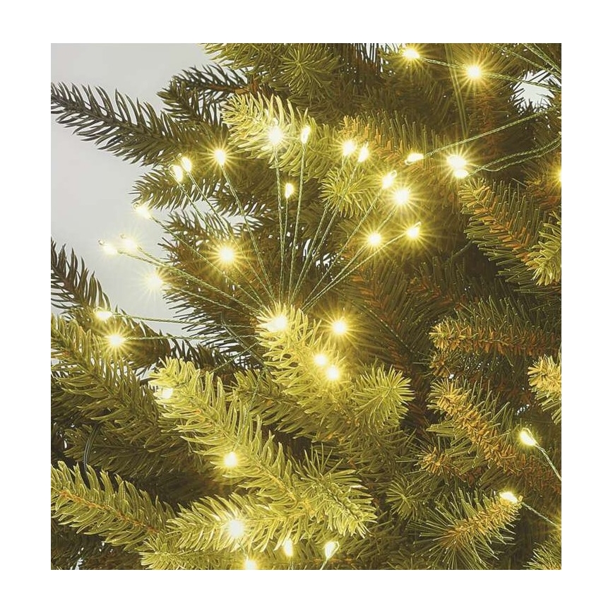 LED jõulukett 300 LED 5,2+3 m soe valge