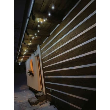 LED jõulukett väljas kasutamiseks 40xLED/9m IP44 külmvalge