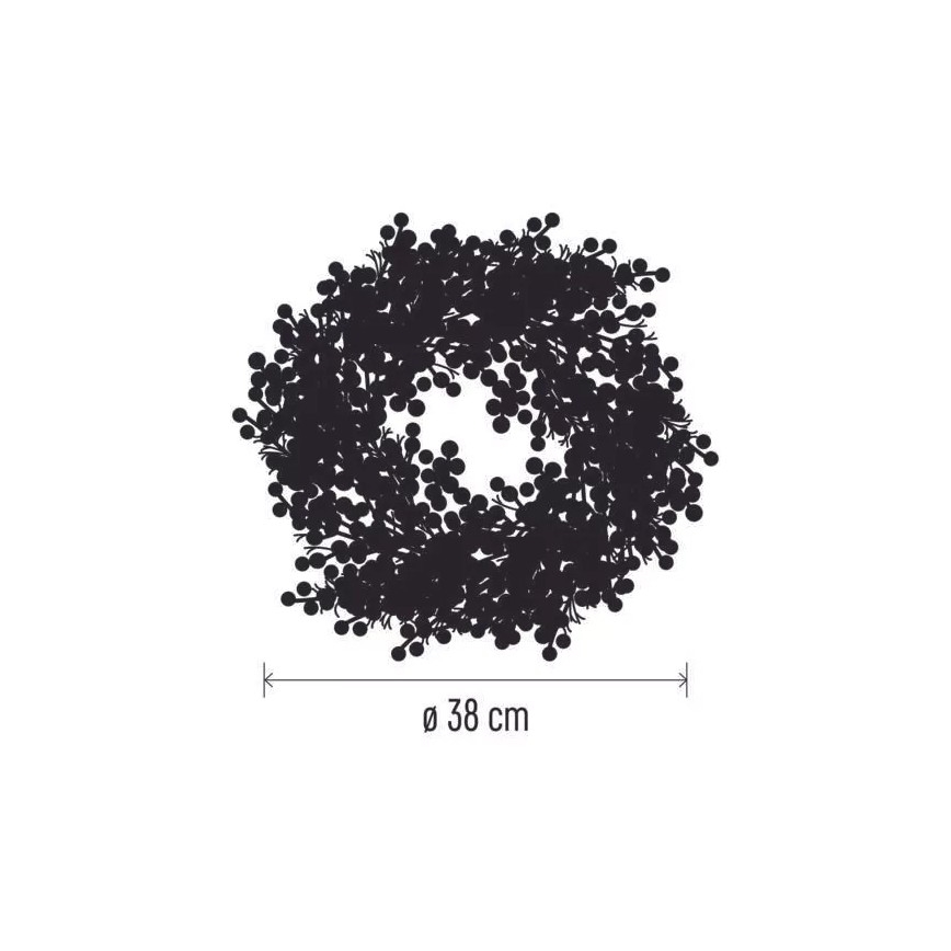 LED Jõulupärg 20xLED/3xAA soe valge
